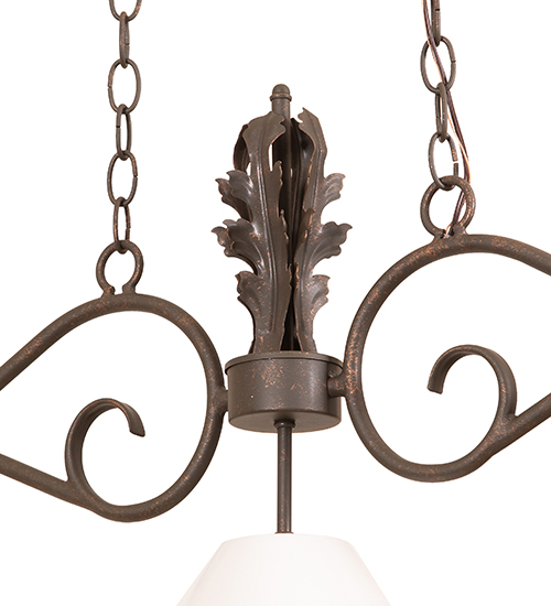  SCROLL FEATURES CRAFTED OF STEEL FORGED AND CAST IRON