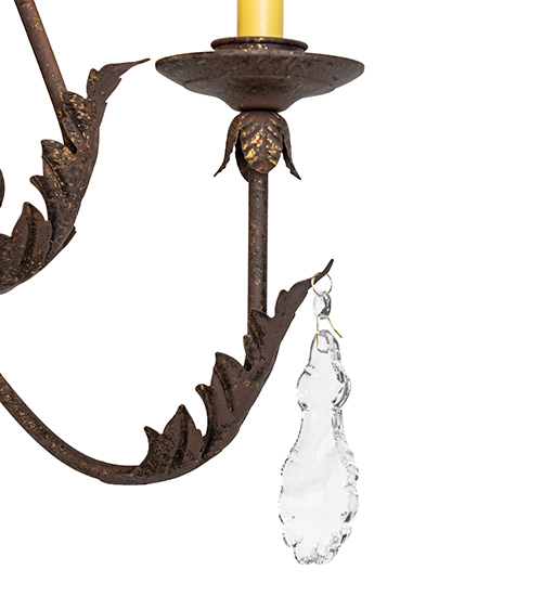  VICTORIAN SCROLL FEATURES CRAFTED OF STEEL CRYSTAL ACCENTS