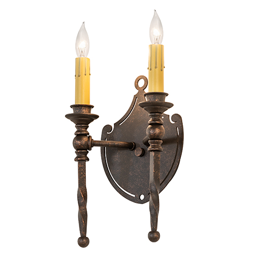  VICTORIAN GOTHIC FAUX CANDLE SLEVES CANDLE BULB ON TOP