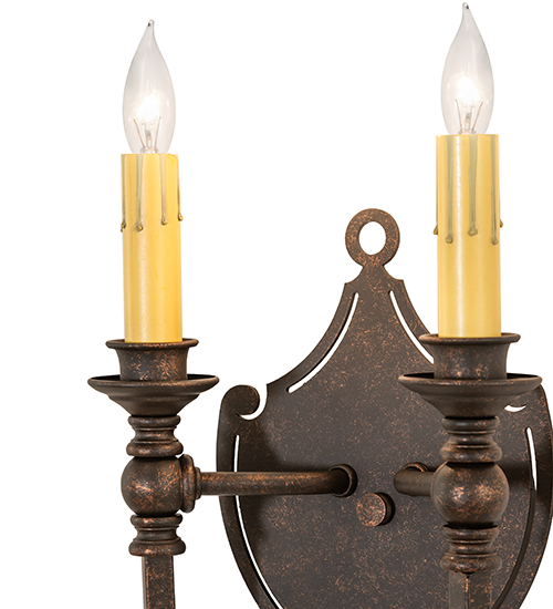  VICTORIAN GOTHIC FAUX CANDLE SLEVES CANDLE BULB ON TOP