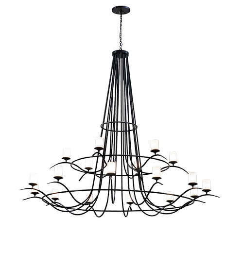  CONTEMPORARY SCROLL FEATURES CRAFTED OF STEEL FAUX CANDLE SLEVES CANDLE BULB ON TOP