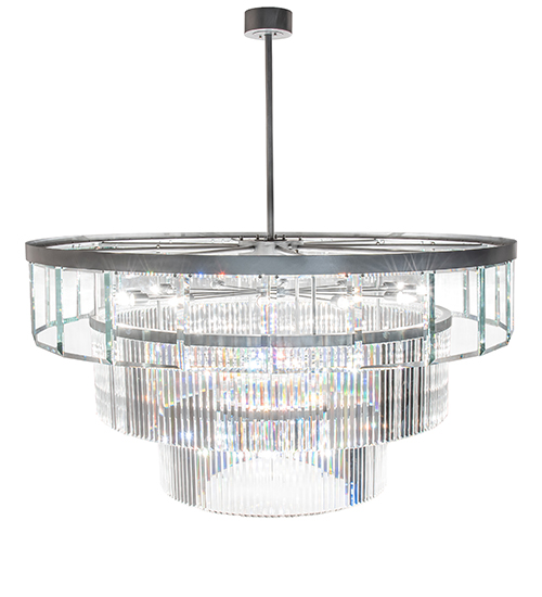  CONTEMPORARY IDALIGHT CRYSTAL CHANDELIER