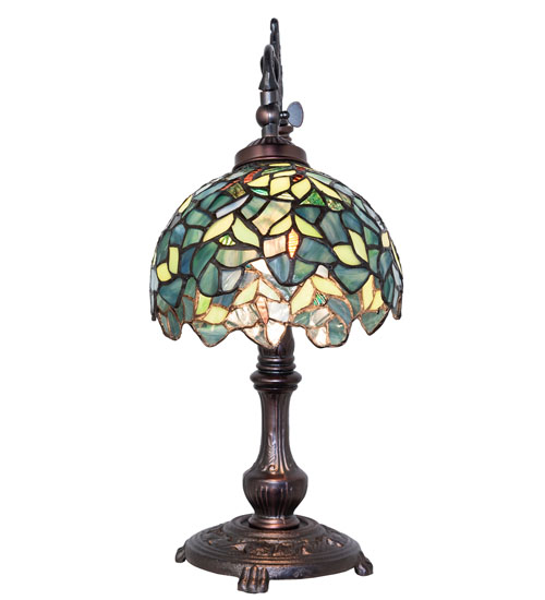  VICTORIAN FLORAL ART GLASS NOUVEAU