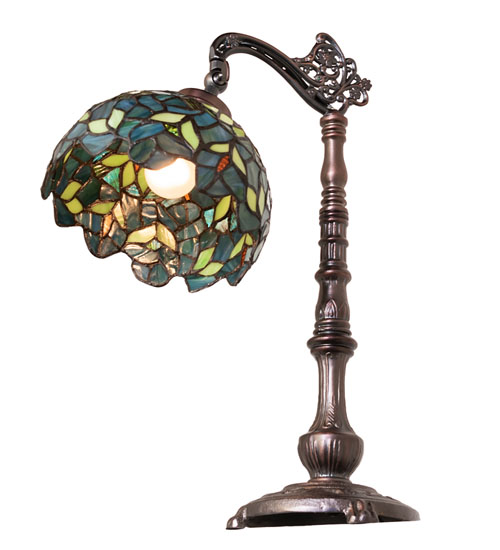  VICTORIAN FLORAL ART GLASS NOUVEAU