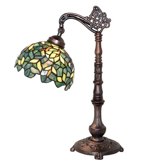  VICTORIAN FLORAL ART GLASS NOUVEAU