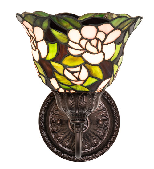  VICTORIAN FLORAL ART GLASS NOUVEAU