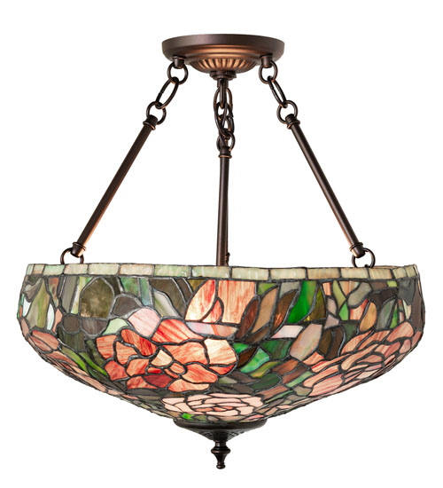  VICTORIAN FLORAL ART GLASS NOUVEAU