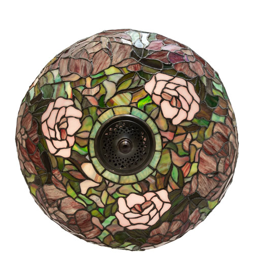  VICTORIAN FLORAL ART GLASS NOUVEAU