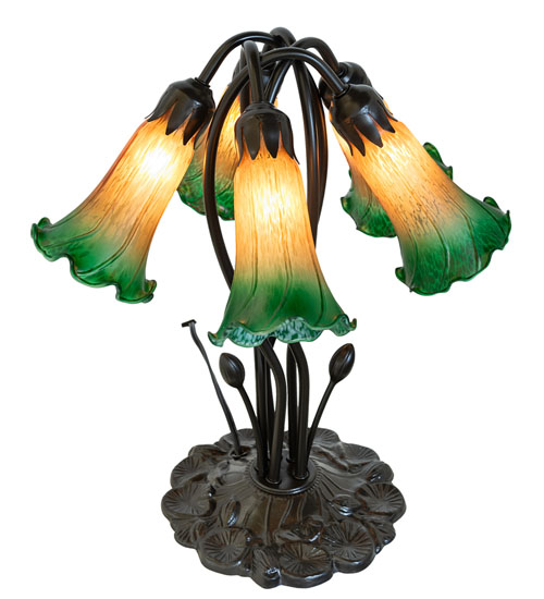  FLORAL ART GLASS NOUVEAU