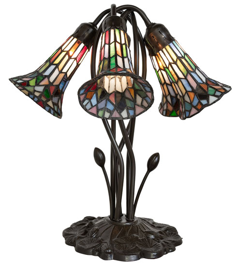  FLORAL ART GLASS NOUVEAU