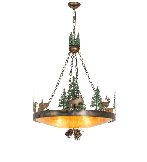  RUSTIC LODGE RUSTIC OR MOUNTIAN GREAT ROOM ANIMALS IDALIGHT