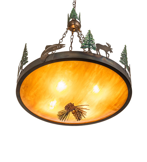  RUSTIC LODGE RUSTIC OR MOUNTIAN GREAT ROOM ANIMALS IDALIGHT