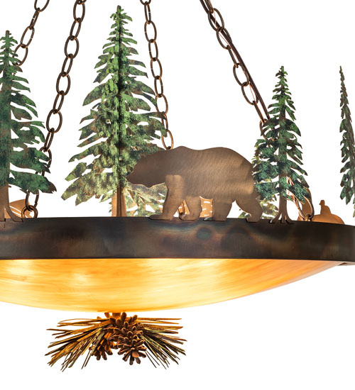  RUSTIC LODGE RUSTIC OR MOUNTIAN GREAT ROOM ANIMALS IDALIGHT