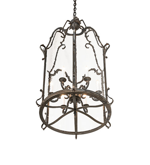  VICTORIAN SCROLL FEATURES CRAFTED OF STEEL FRENCH WIRING EXPOSED WIRING HELD BY LOOPS OR TABS FAUX CANDLE SLEVES CANDLE BULB ON TOP