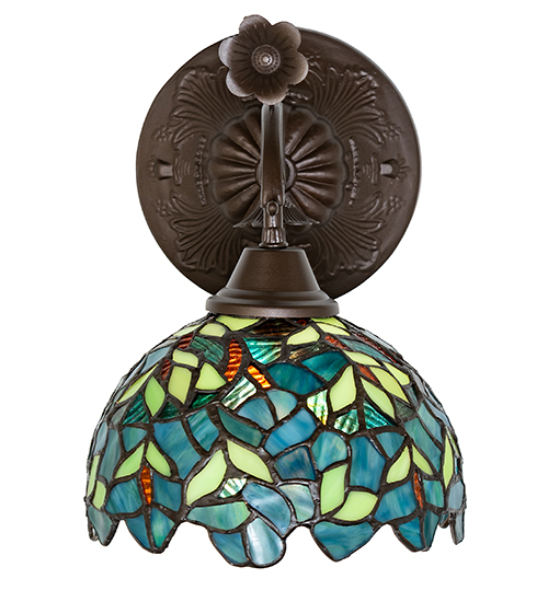  VICTORIAN FLORAL ART GLASS NOUVEAU