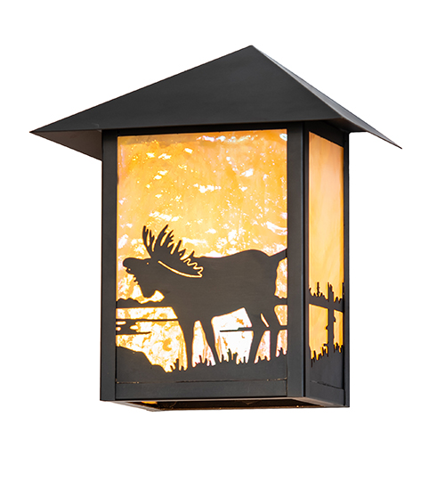  RUSTIC LODGE RUSTIC OR MOUNTIAN GREAT ROOM ART GLASS ANIMALS